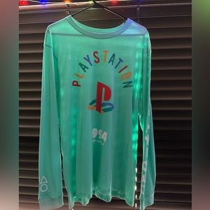 Men’s Playstation Long Sleeve Shirt Size Large